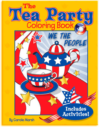 Tea Party Coloring Book